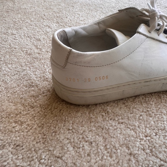 Original Leather Achilles Low in White Common Projects women’s - Picture 4 of 9